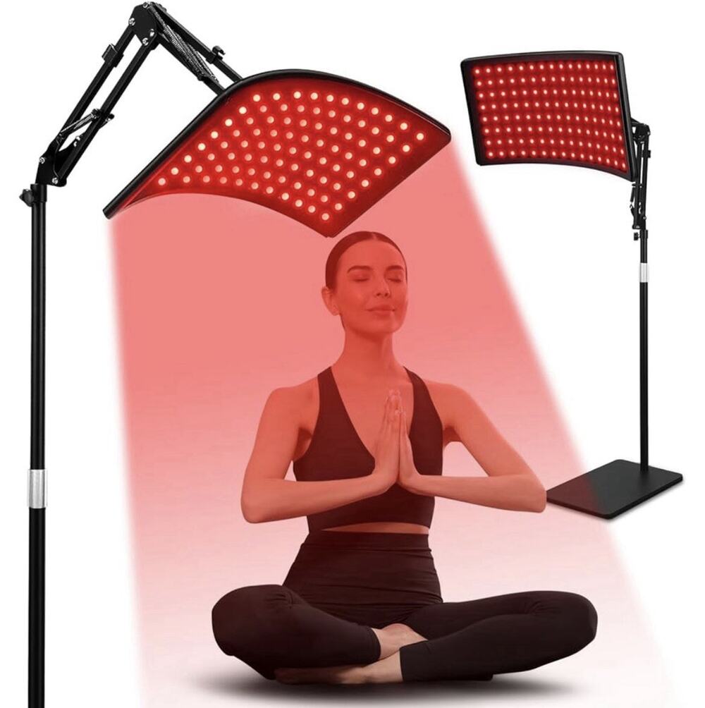 Viconor Red Light Therapy Lamp w/ Stand 660nm/850nm, Adjustable, Face/Body